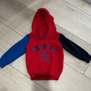 Original Penguin Hoody Sweater 12M NWT